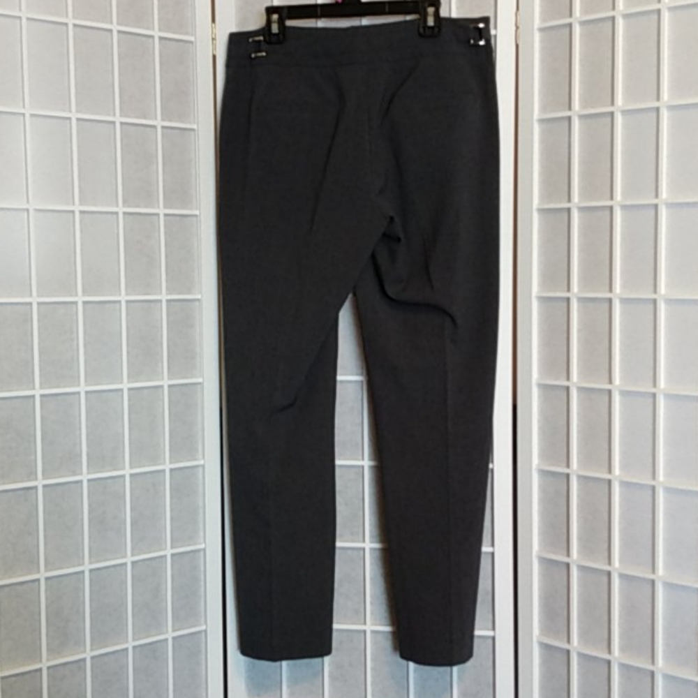 *Sharagano Women's Charcoal Gray Straight Leg‎ Dress Pants Size 6P - Picture 7 of 14
